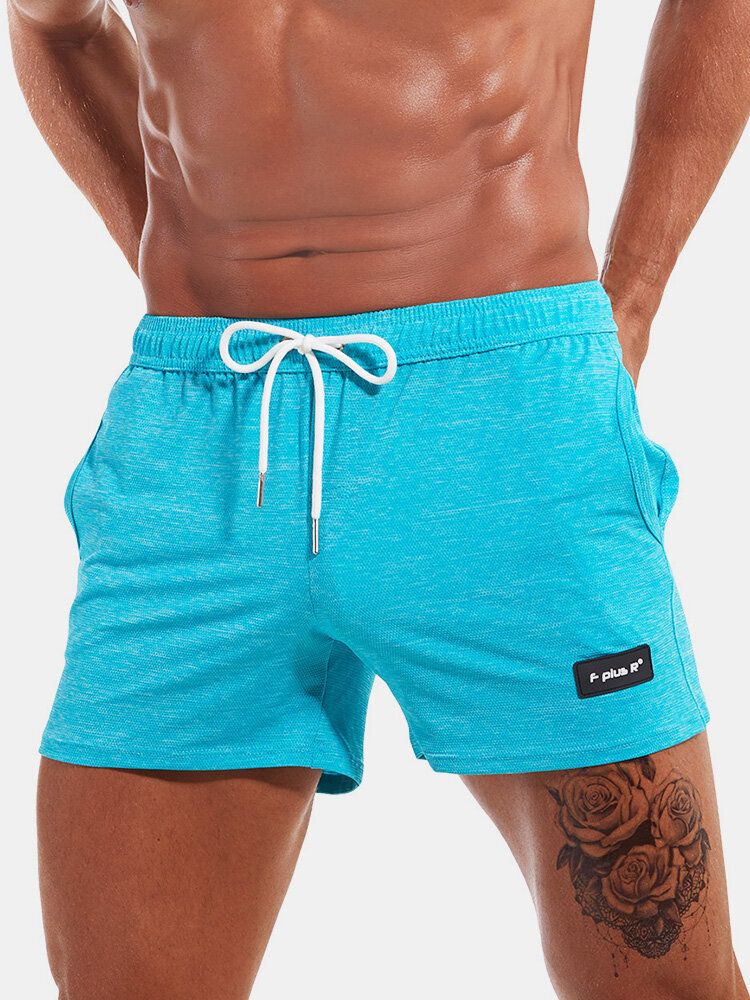 Sport Enfärgad Herr Short Dry Pocket Dragsko