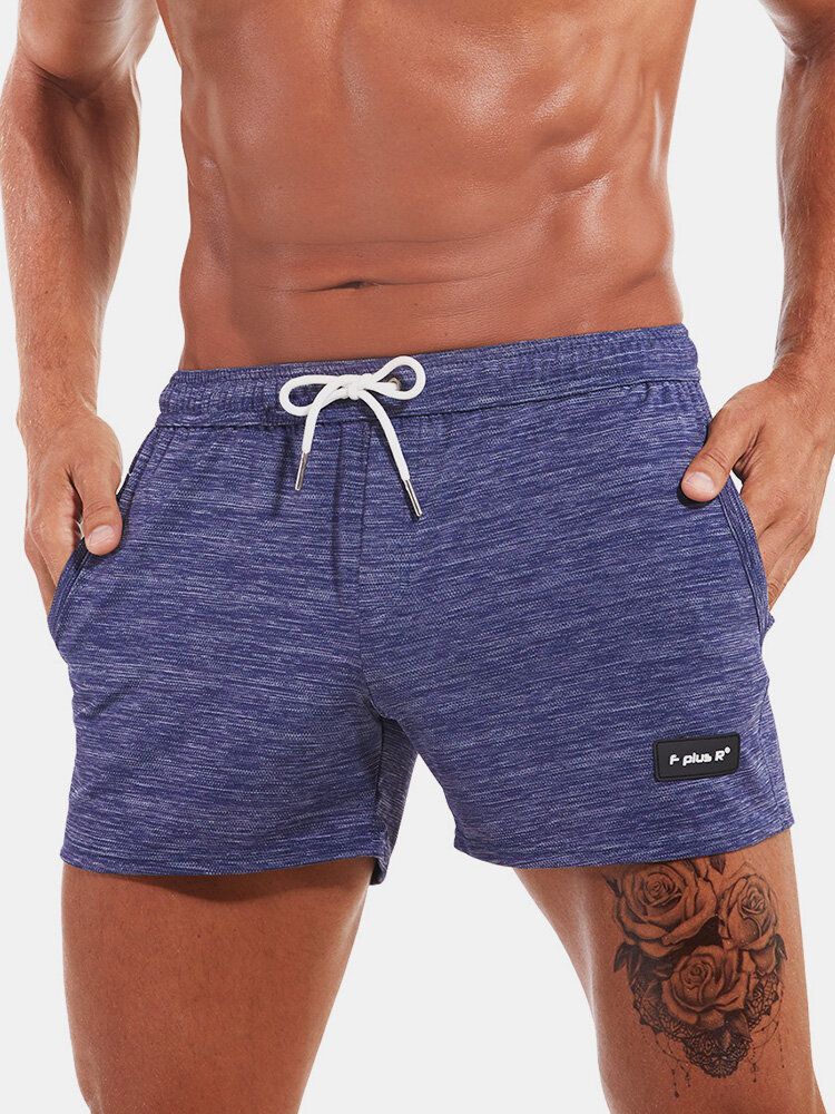 Sport Enfärgad Herr Short Dry Pocket Dragsko