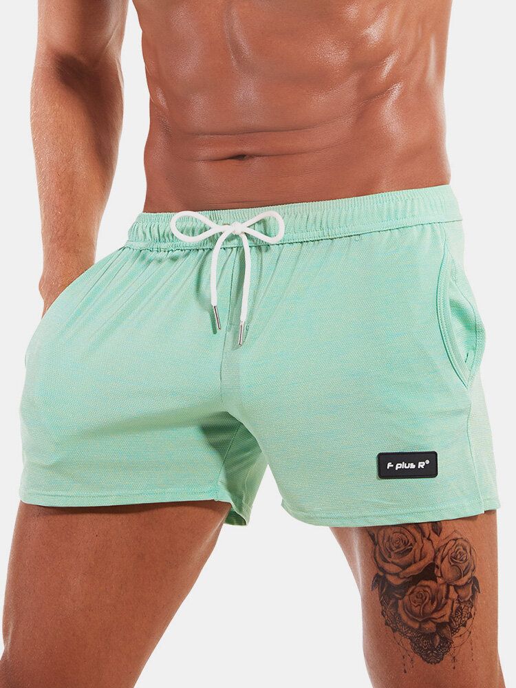 Sport Enfärgad Herr Short Dry Pocket Dragsko