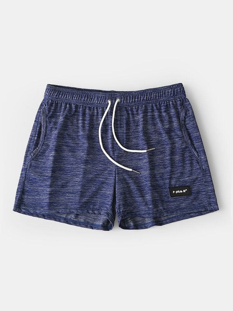 Sport Enfärgad Herr Short Dry Pocket Dragsko