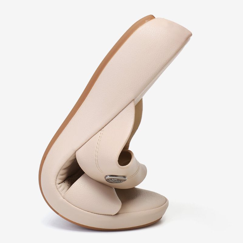 Dam Beach Comfy Peep Toe Cross Strap Kilar Hälsandaler