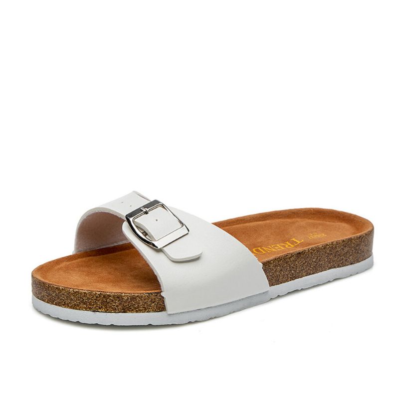 Dam Casual Beach Open Toe Platform Tofflor Korksandaler