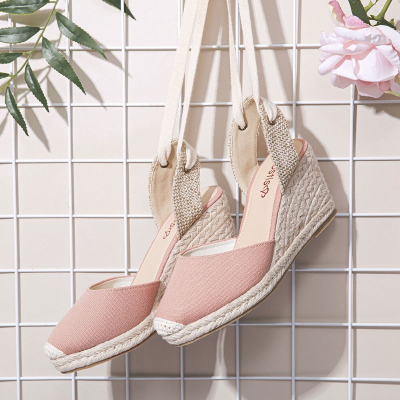 Dam Espadrilles Strappy Casual Summer Wedge Sandaler