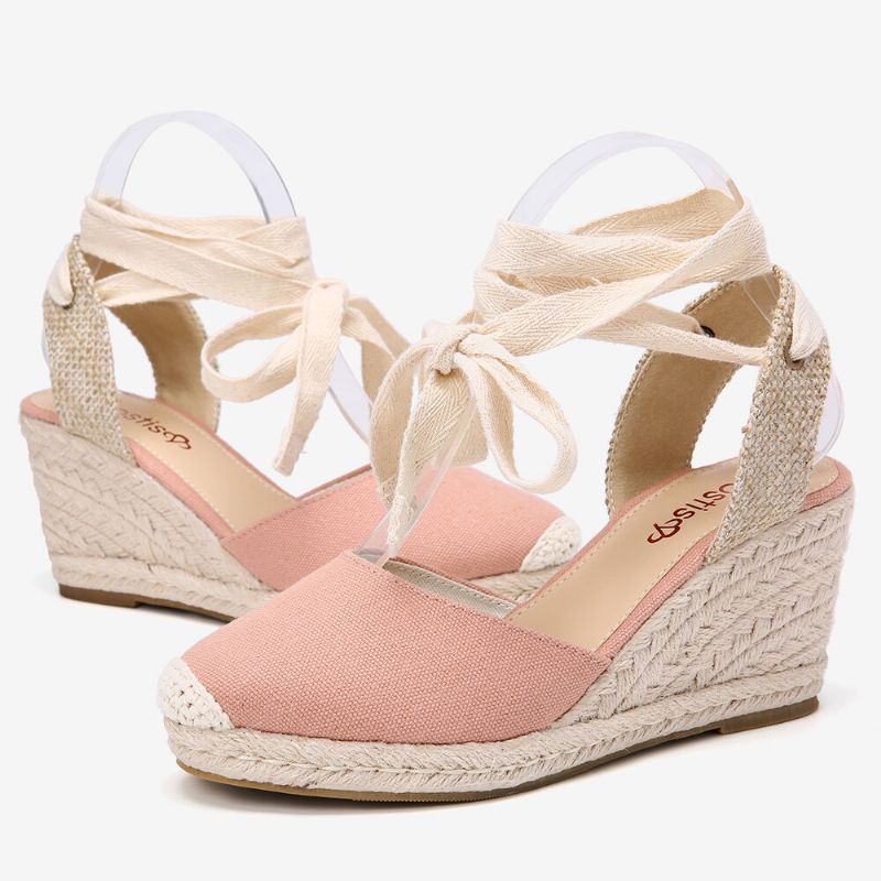 Dam Espadrilles Strappy Casual Summer Wedge Sandaler