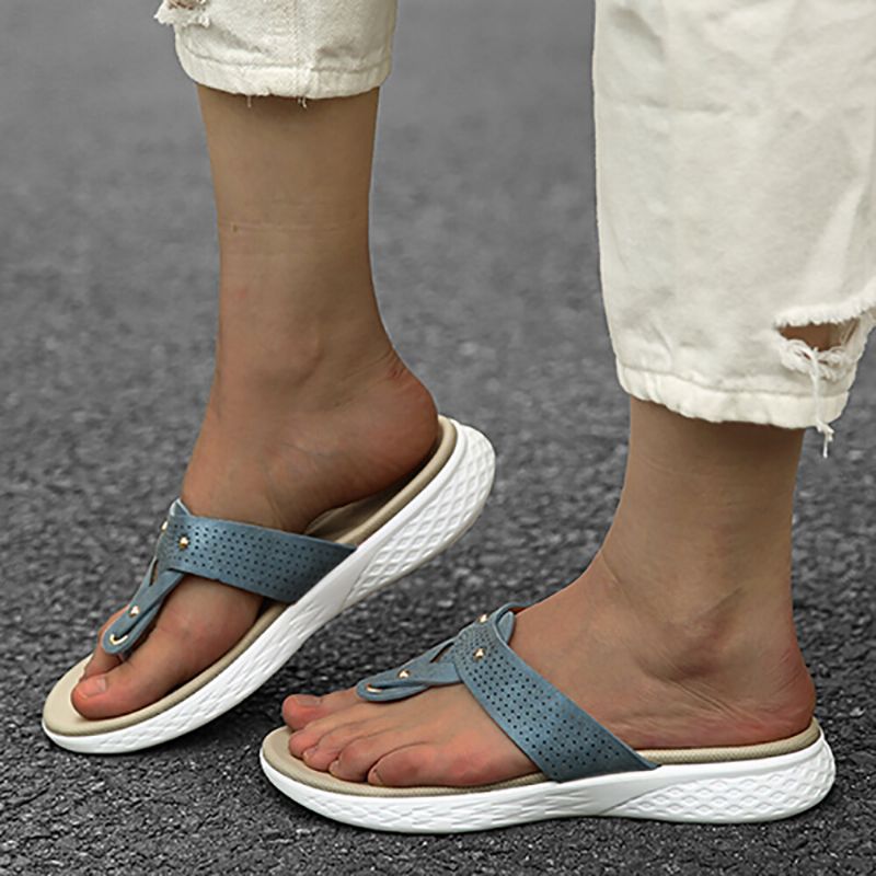 Dam Flip Flop Nit Summer Beach Casual Flat Sandaler