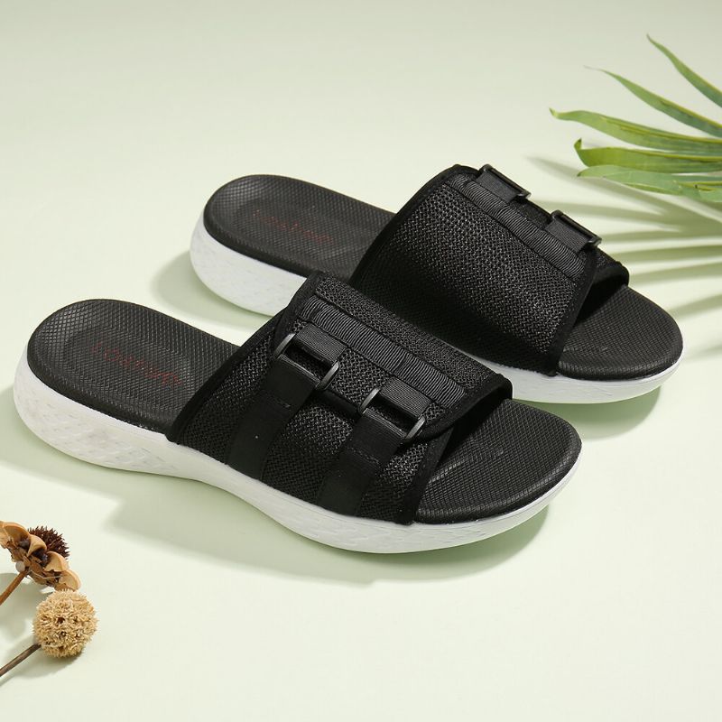 Kvinnor Med Öppen Tå Slip On Casual Summer Daily Flat Sandaler