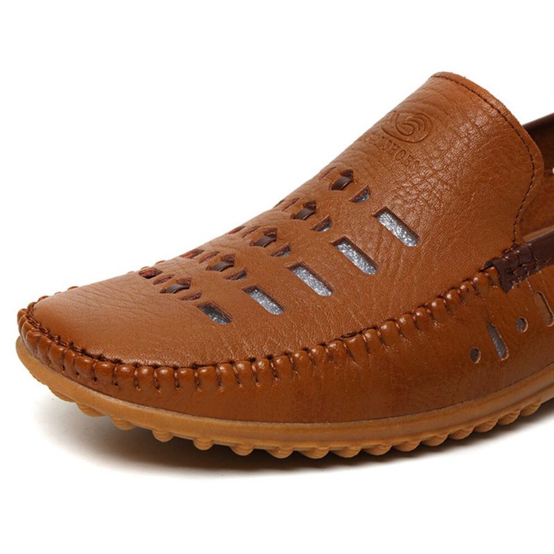 Män Andas Hollow Out Slip On Casual Sandaler