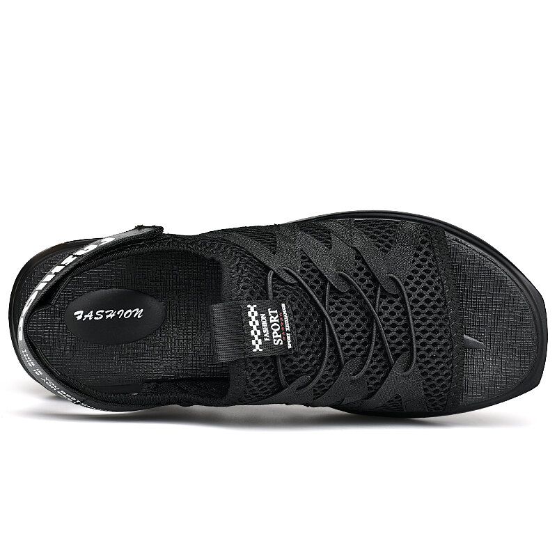 Män Andas Slitstarka Slip On Dämpade Mesh Outdoor Sandaler