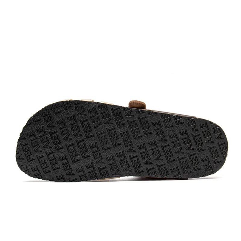 Män Andas Tvåvägs Slip On Halkfri Korkbotten Casual Sandaler