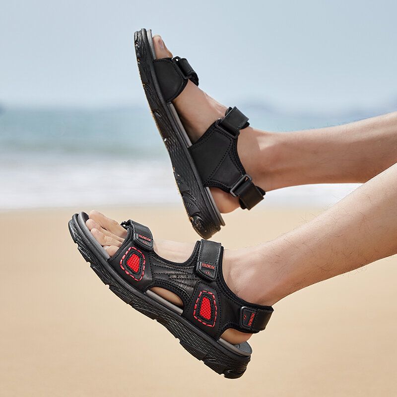 Män Kohud Andas Halkfri Öppnad Strand Casual Outdoor Sandaler