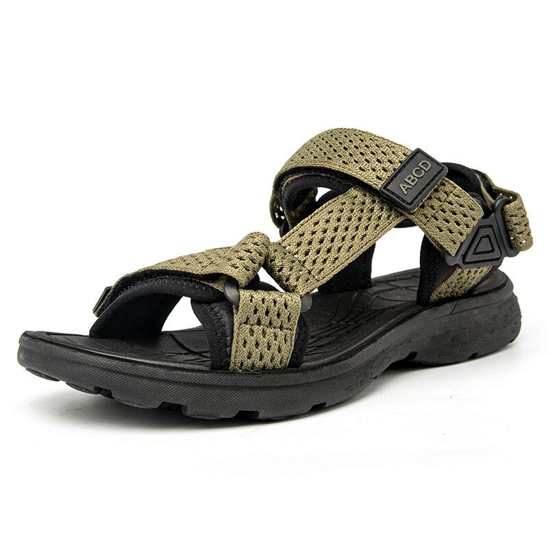 Män Mesh Andas Halkfri Öppnad Strand Casual Outdoor Sandaler