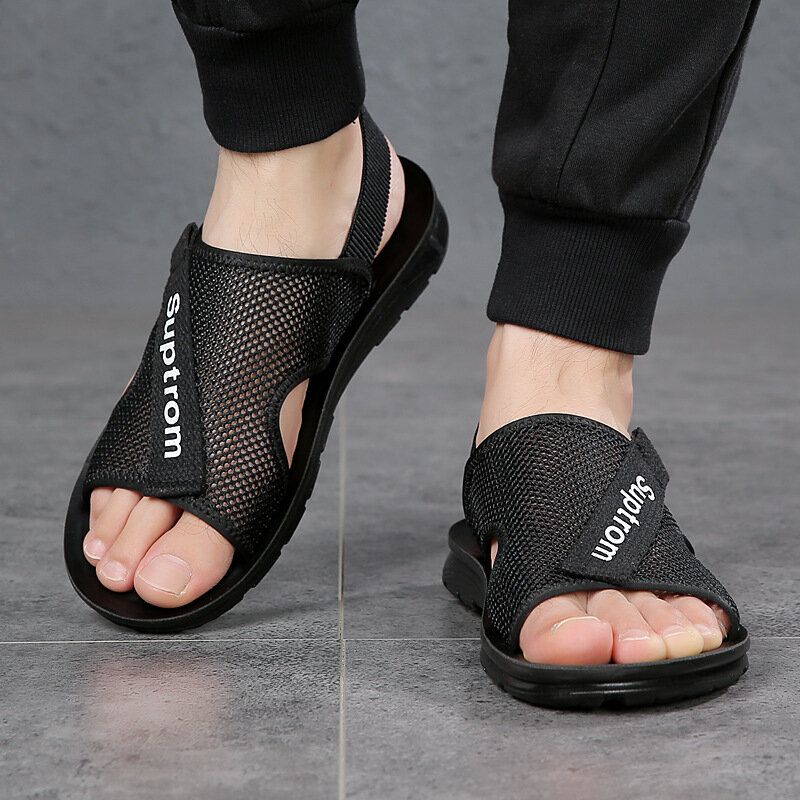 Män Two Ways Casual Beach Slip On Hollow Outdoor Sandaler