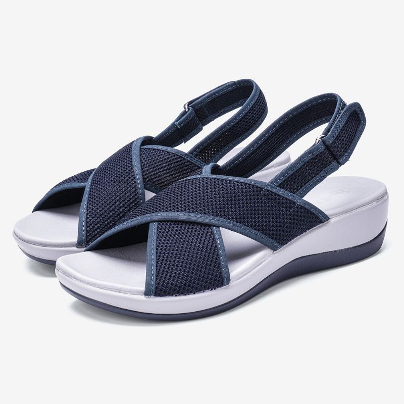 Peep Toe Casual Slingback Sport Sandaler