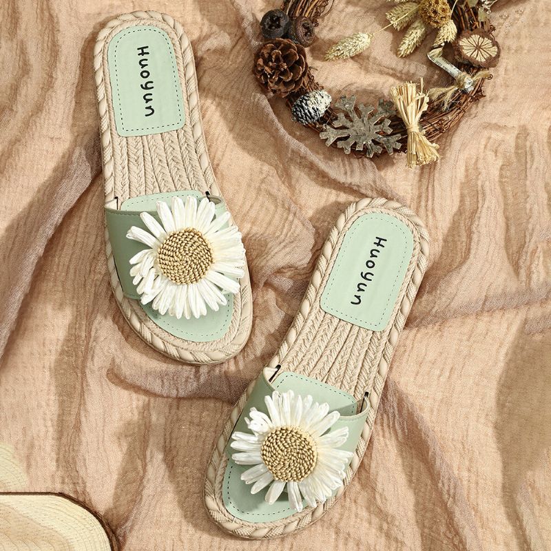 Dam Daisy Decor Bärbara Comfy Beach Slides Tofflor