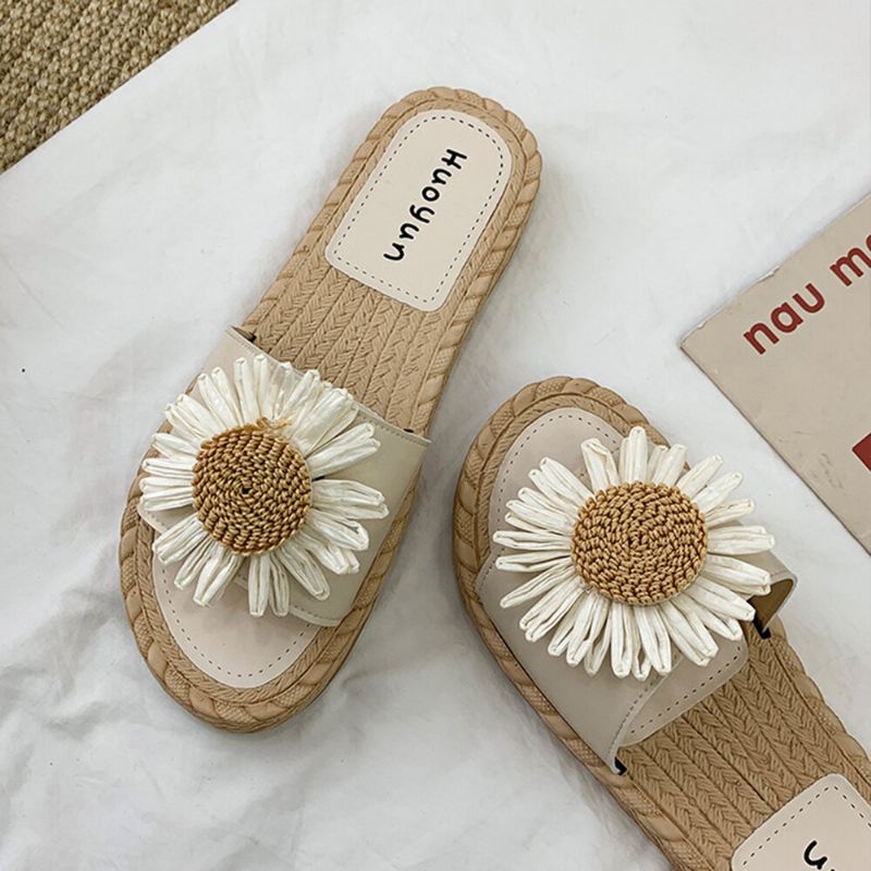 Dam Daisy Decor Bärbara Comfy Beach Slides Tofflor