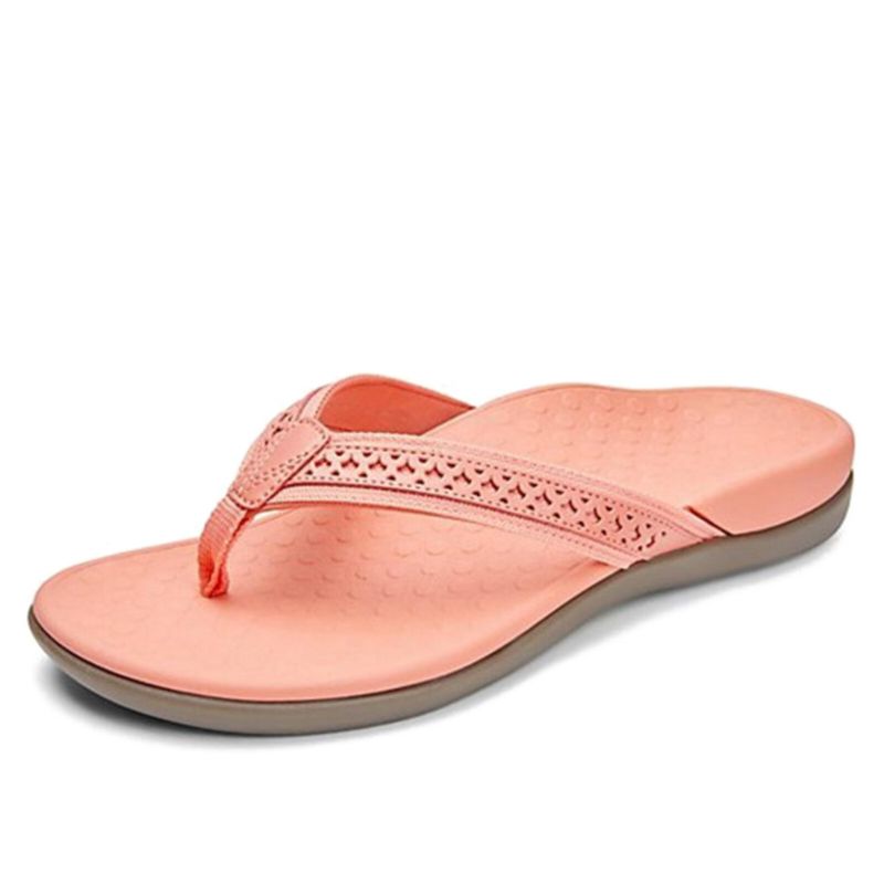 Dam Sommar Platt Ihålig Snidad Dekorationsshorfs Flipflops Tofflor