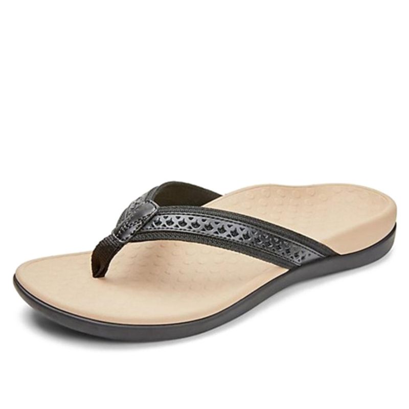 Dam Sommar Platt Ihålig Snidad Dekorationsshorfs Flipflops Tofflor