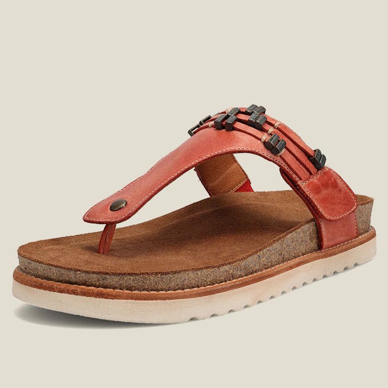 Dam Sommarstrand Vid Havet Plus Size Flipflops Casual Tofflor