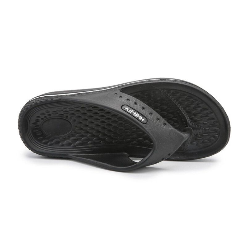 Herr Andas Lättvikt Mjuk Botten Solid Beach Flip Flops Casual Tofflor