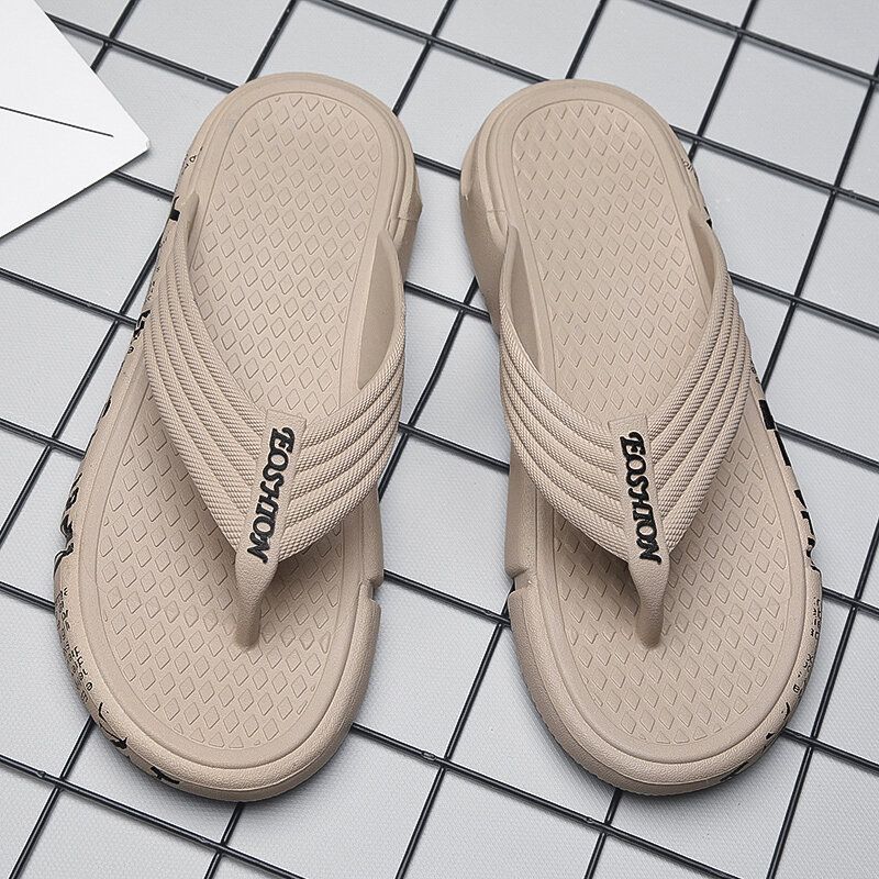 Herr Andas Lättvikts Mjuk Sula Flip Flops Casual Tofflor