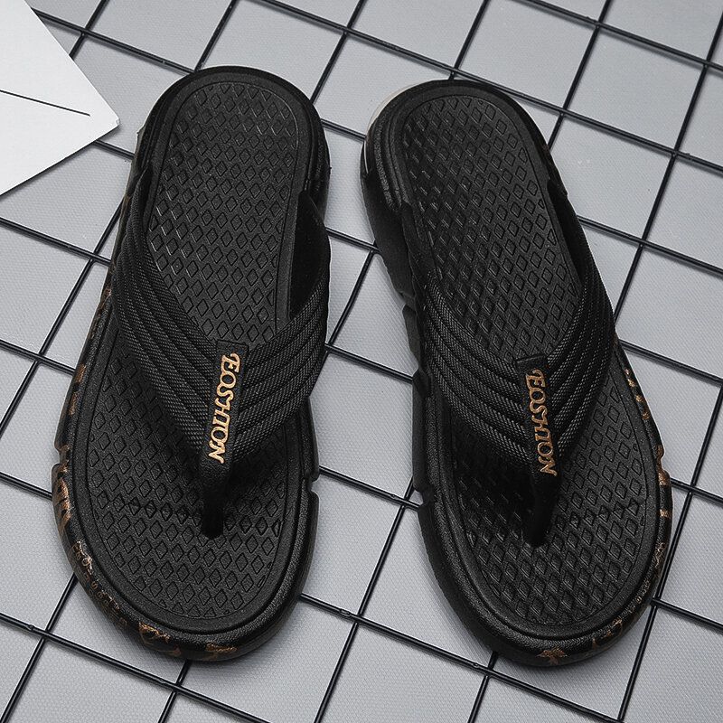 Herr Andas Lättvikts Mjuk Sula Flip Flops Casual Tofflor