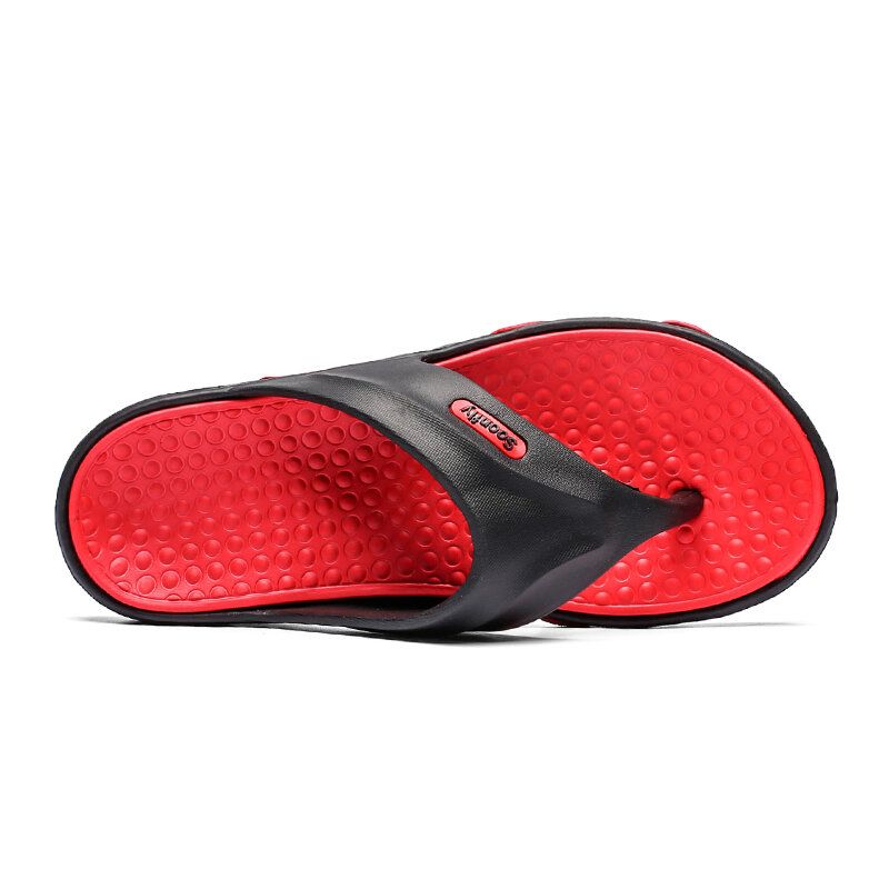 Herr Andas Mjuk Botten Halkfri Bekväma Strandflipflops Casual Tofflor