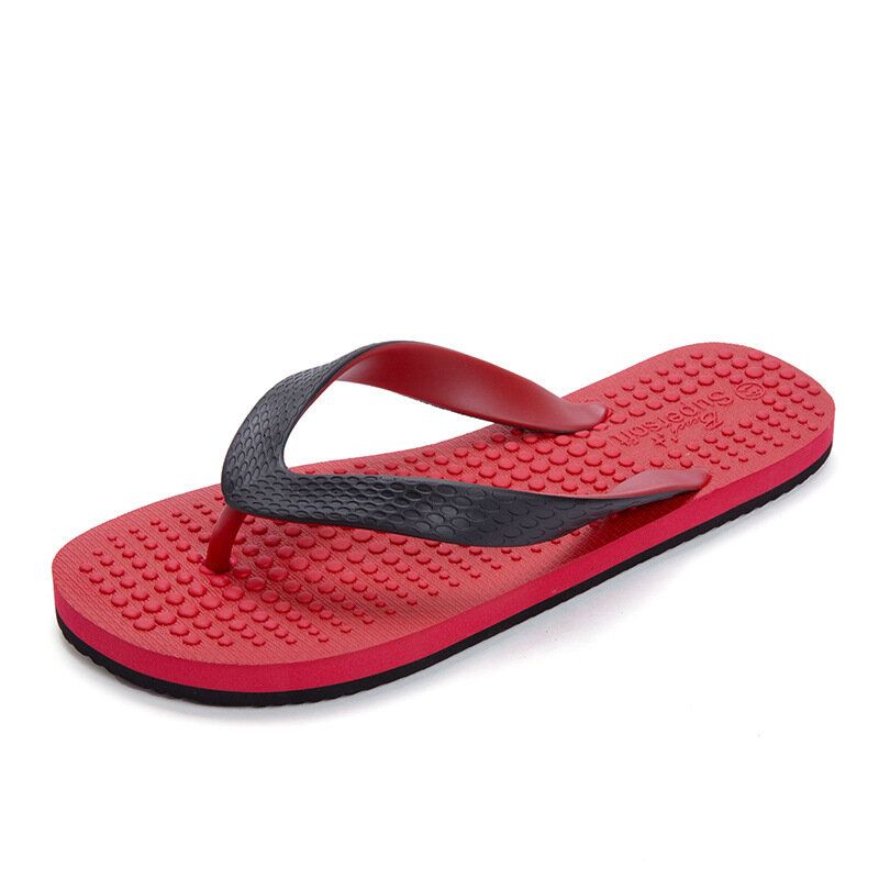 Män Casual Flip-flop Massagepartiklar Hemtofflor