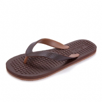 Män Casual Flip-flop Massagepartiklar Hemtofflor