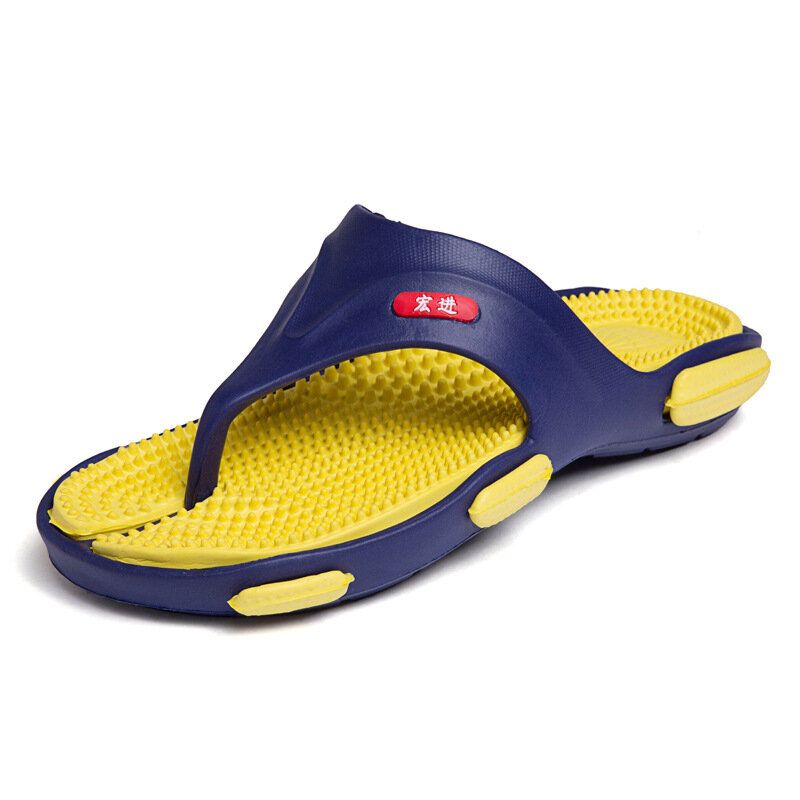 Män Massage Flip Flop Casual Soft Beach Tofflor