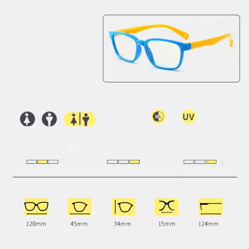 Barns Blå Ljusblockerande Glasögon