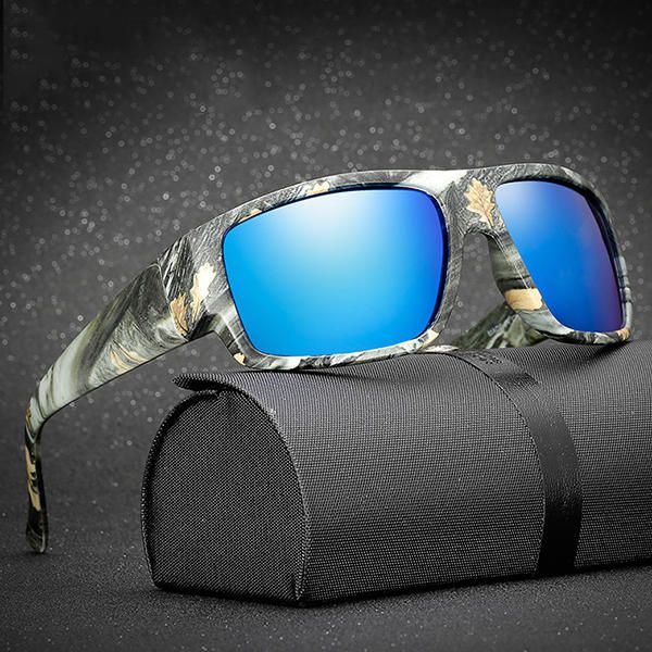 Men Outdoors Sport Uv400 Camouflage Polarized Solglasögon