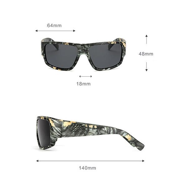 Men Outdoors Sport Uv400 Camouflage Polarized Solglasögon