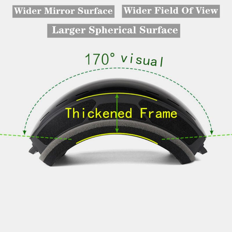 Unisex Dubbellagers Skidglasögon Sfäriska Professionella Dual-lins Anti-imma Vindtäta Glasögon
