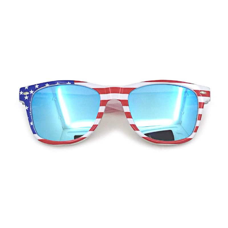 Unisex Patriotic Polarspex Polarized 80-tal Retro Trendiga Snygga Solglasögon