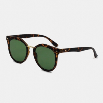 Unisex Tortoiseshell Fyrkantig Helbåge Mode Casual Uv-skydd Solglasögon