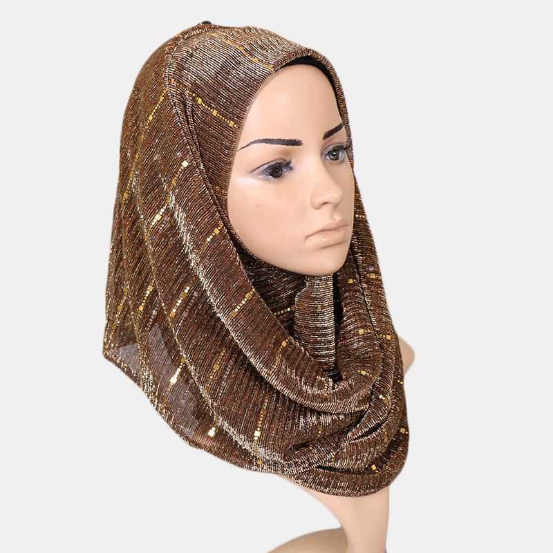 Dam Wicked Sequined Pannband Scarf Arabian Shawl