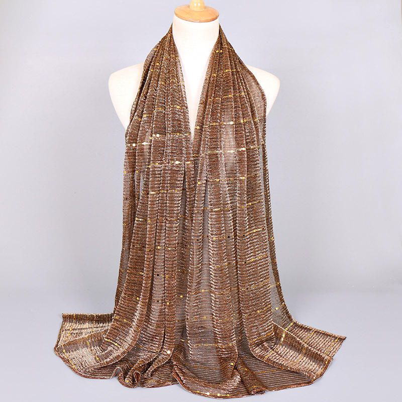 Dam Wicked Sequined Pannband Scarf Arabian Shawl