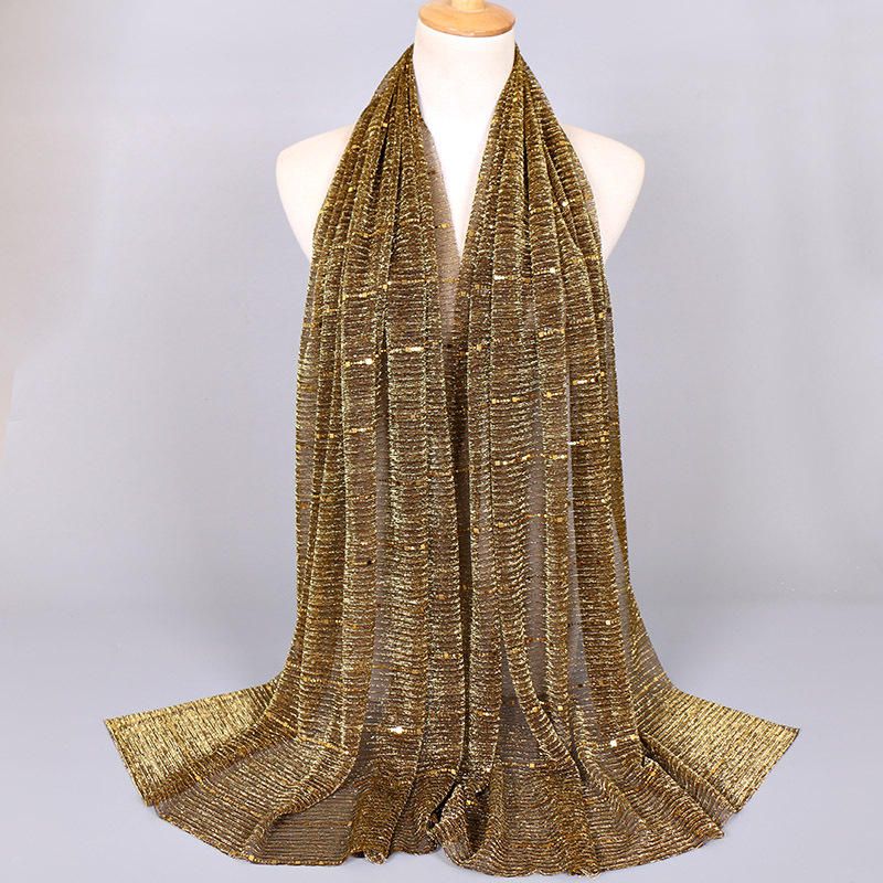 Dam Wicked Sequined Pannband Scarf Arabian Shawl