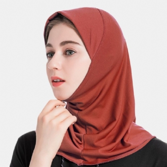 Hijab Scarf Dam Solid Crystal Hampa