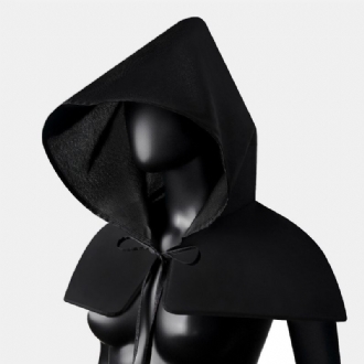 Unisex Halloween Kostymer Grim Reaper Cape Medeltida Plague Doktor Hatt Sjal Kappa Män Kvinnor Vuxen Gotisk Punkrock