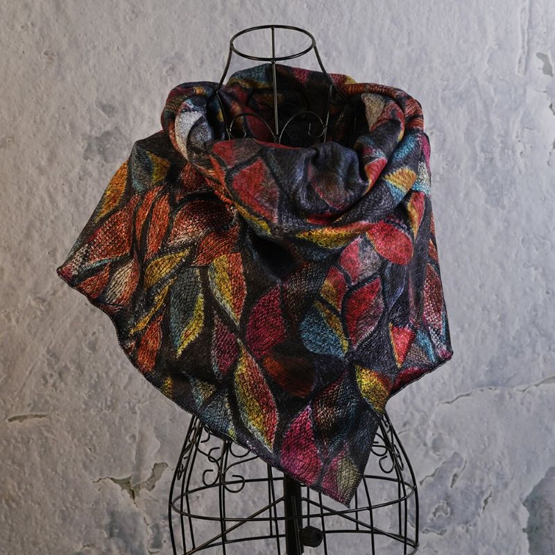 Vintage Scarves Sjal Wrap Mönster