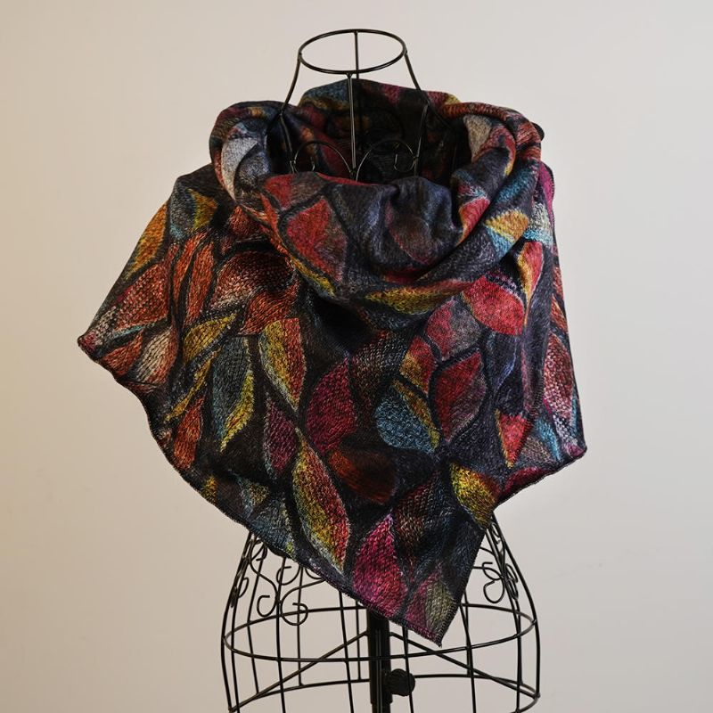 Vintage Scarves Sjal Wrap Mönster