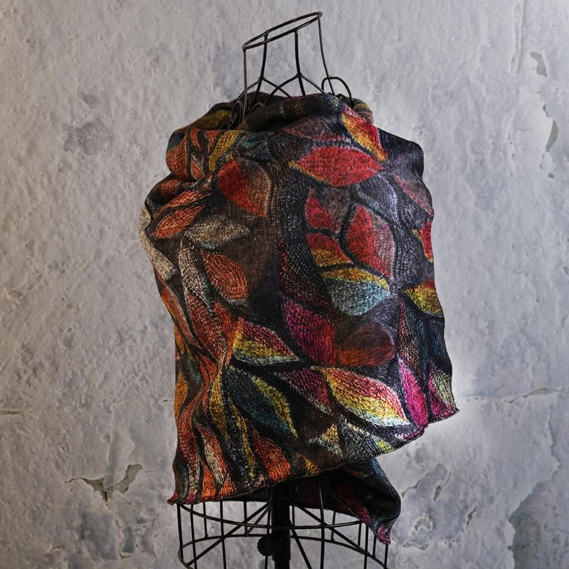 Vintage Scarves Sjal Wrap Mönster