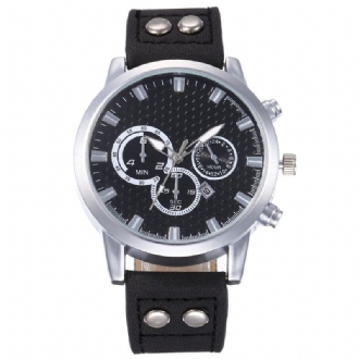 Mode Elegant Alloy Sport Business Casual Bälte Herrklocka Quartz Watch