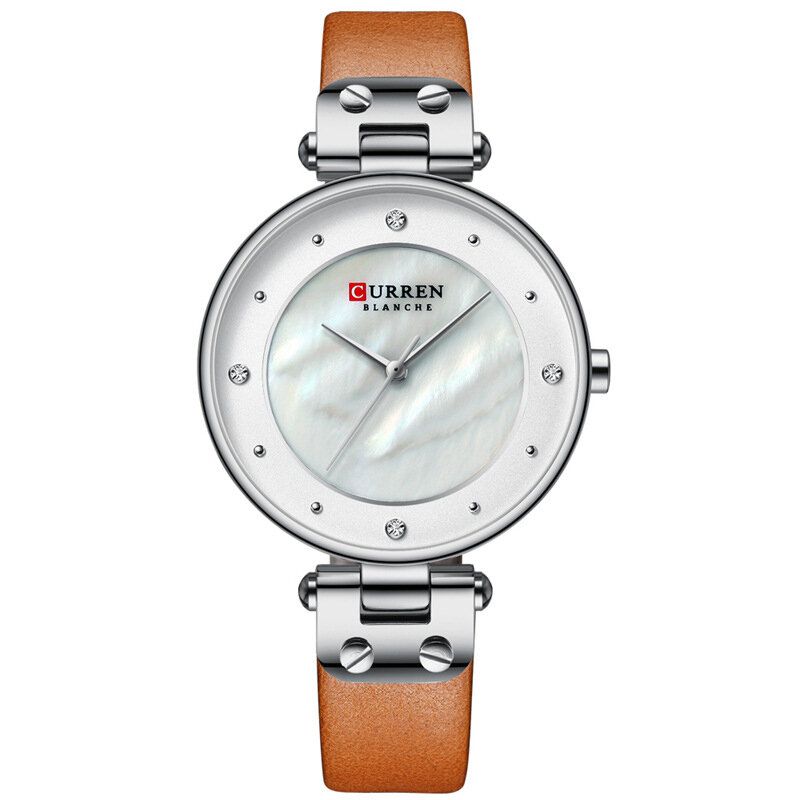 Modekristallfodral Casual Dial Dam Quartz Watch