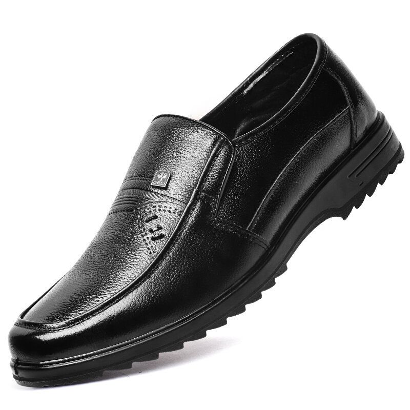 Halkbeständiga Män Bekväma Slip On Business Casual Skor