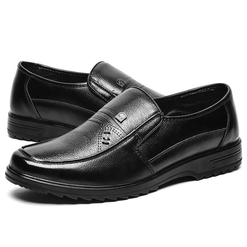 Halkbeständiga Män Bekväma Slip On Business Casual Skor