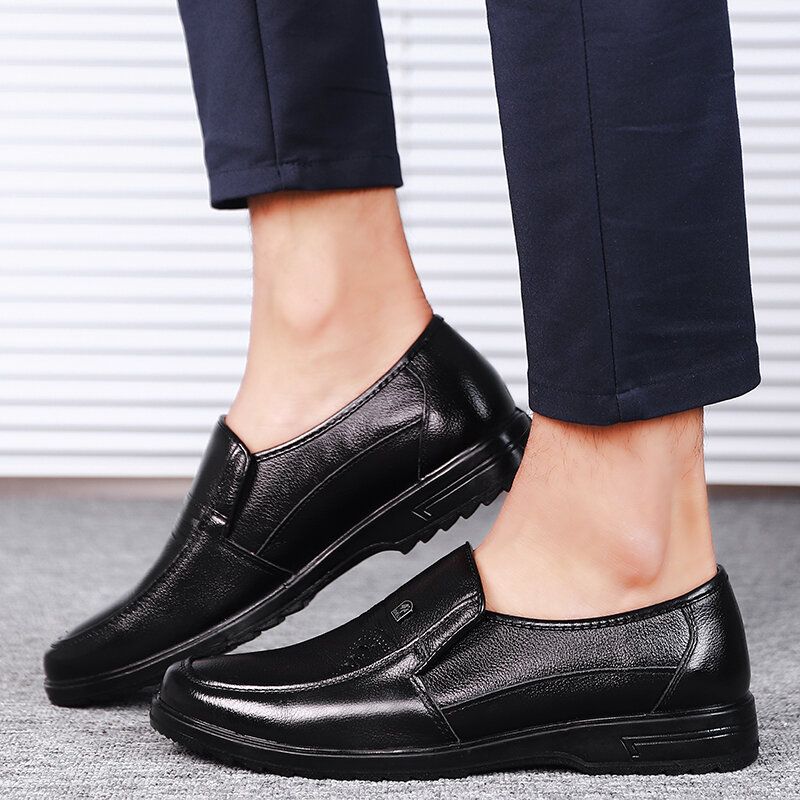 Halkbeständiga Män Bekväma Slip On Business Casual Skor