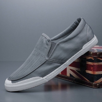 Herr Andas Ice Silk Mjuk Bekväm Sula Solid Slip On Casual Court Skor