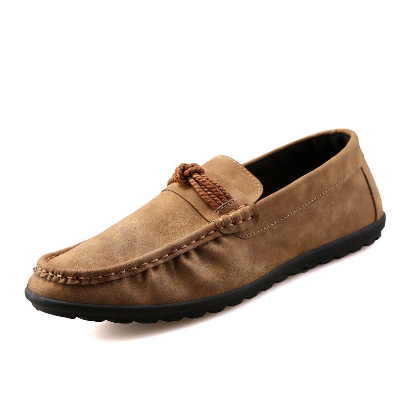 Män Andas Halkbeständiga Bekväma Mjuk Körning Casual Loafers